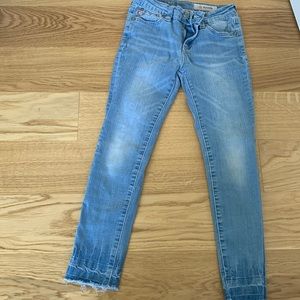 AG raw hem jeans size 10